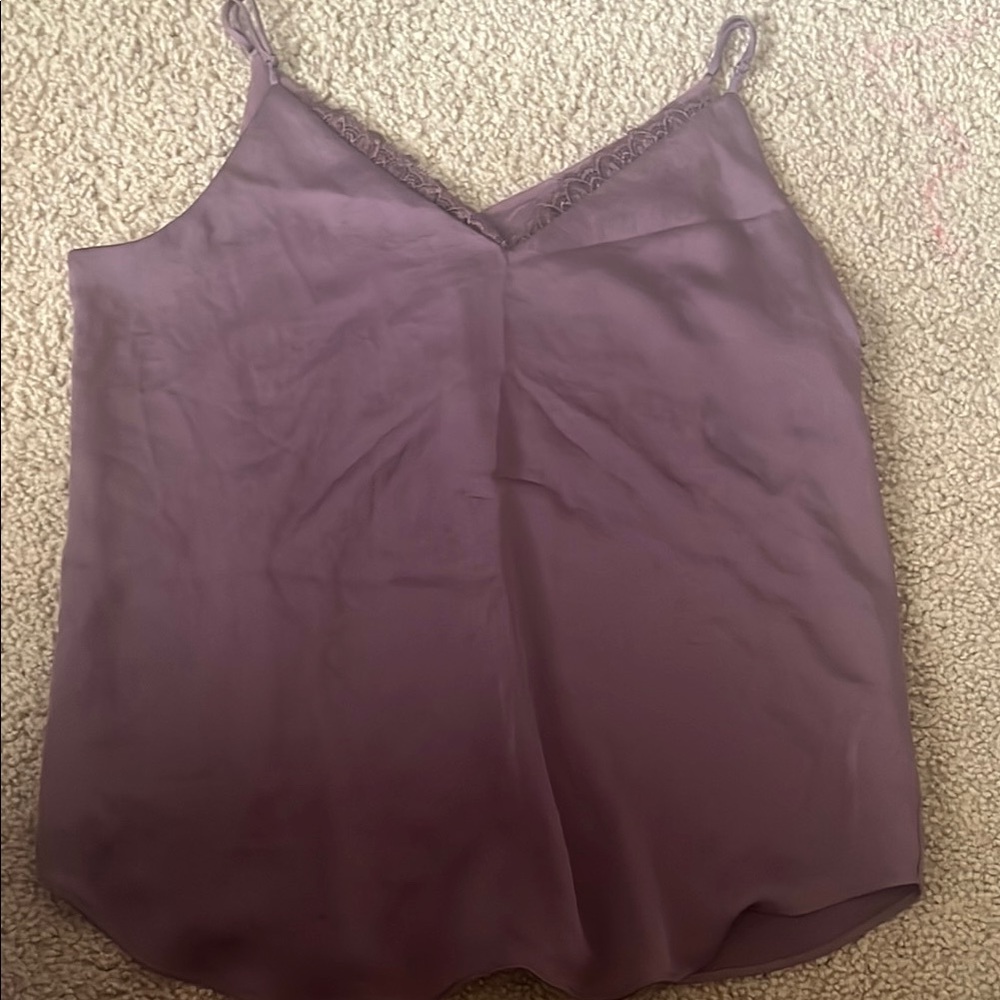 Express Purple Sleeveless Camisole Top